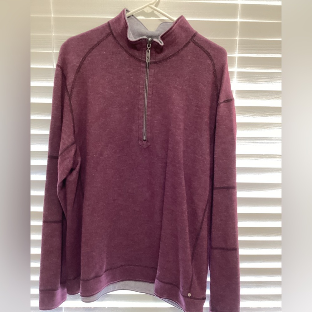 Tommy Bahama 1/4 zip, XL